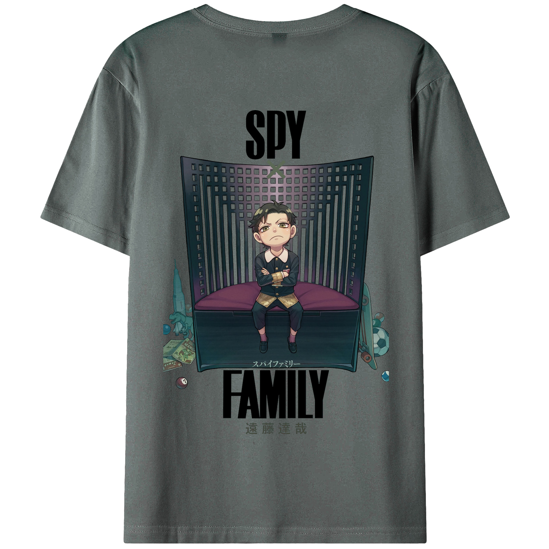 （画像用） SPY×FAMILY间谍家家酒 綿100％半袖Tシャツ（背面プリント）